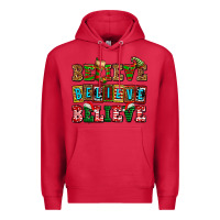 Cardinal believe believe believe Premium Hoodie - AdoDesignShop