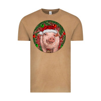 Pig Christmas Vintage Tee | Teevron
