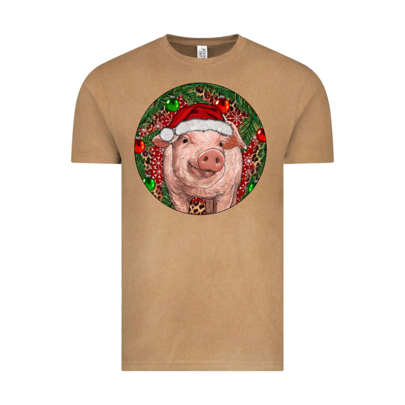 Pig Christmas Vintage Tee by RanaPortraitStore | Teevron