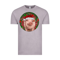 Vintage Zinc Pig Christmas Vintage Tee - RanaPortraitStore