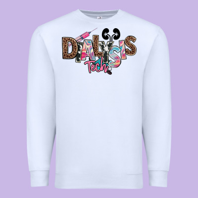 Dialysis Technician Kidney Tech Premium Sweatshirt Designed By Nancycooperartshop