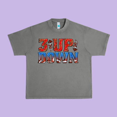 Urban Heavy Tee 3 up 3 down football