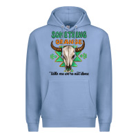 Colony Blue something orange tells me were not done Premium Hoodie - MaliasSmallBusiness
