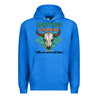 True Royal something orange tells me were not done Premium Hoodie - MaliasSmallBusiness