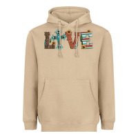 Mushroom western love with cross Heavyweight Hoodie - Artiststas