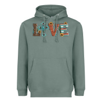 Sage western love with cross Heavyweight Hoodie - Artiststas