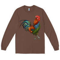 Chestnut rooster Long Sleeve Tee - RanaPortraitStore