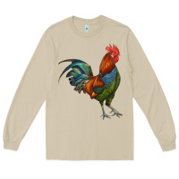 Mushroom rooster Long Sleeve Tee - RanaPortraitStore