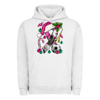 Pigment Lunar Rock Pink Christmas Breast Cancer Ribbon Soccer Urban Hoodie - BundleAndBundleShop