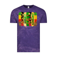 Cloud Purple juneteenth brushstrokes Vintage Tee - BarkalooDesign