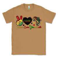 Toasted Coconut peace love juneteenth 1865 Classic Tee - HRA Design Shop