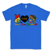 True Royal peace love juneteenth 1865 Classic Tee - HRA Design Shop