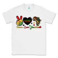 White peace love juneteenth 1865 Classic Tee - HRA Design Shop