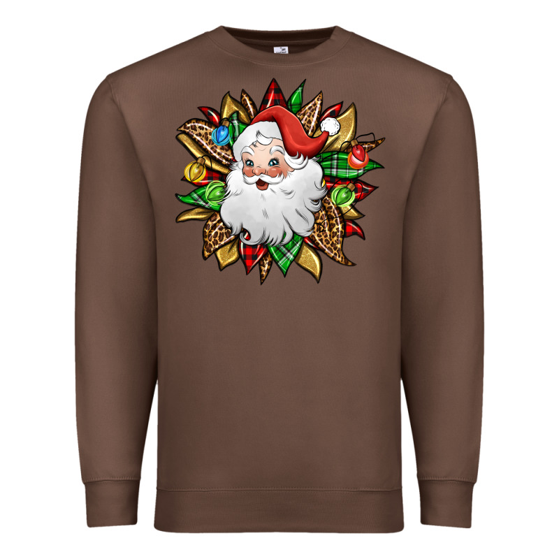 Santa Claus Sunflower Premium Sweatshirt by Jasminsmagicworld | Teevron