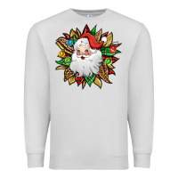 Dove Grey santa claus sunflower Premium Sweatshirt - Jasminsmagicworld