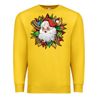 Lemon santa claus sunflower Premium Sweatshirt - Jasminsmagicworld