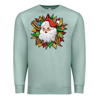 Seafoam santa claus sunflower Premium Sweatshirt - Jasminsmagicworld