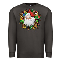 Smoke santa claus sunflower Premium Sweatshirt - Jasminsmagicworld