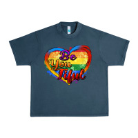Midnight Navy be you tiful Urban Heavy Tee - Zillion Design Studio