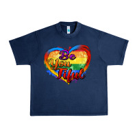 Navy be you tiful Urban Heavy Tee - Zillion Design Studio
