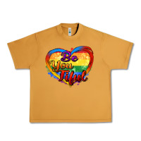 Peanut Butter be you tiful Urban Heavy Tee - Zillion Design Studio