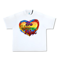 White be you tiful Urban Heavy Tee - Zillion Design Studio