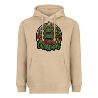 Mushroom happy christmas black Heavyweight Hoodie - JahusDesignShop