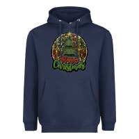 Navy happy christmas black Heavyweight Hoodie - JahusDesignShop