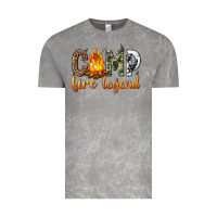 Cloud Rock camp fire legend with fire Vintage Tee - texasbilliewilder