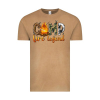 Vintage Camel camp fire legend with fire Vintage Tee - texasbilliewilder