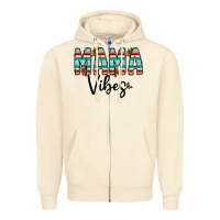Sandshell mama vibes Zipper Hoodie - CowhideDigitalArt