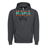 Smoke mama vibes Zipper Hoodie - CowhideDigitalArt
