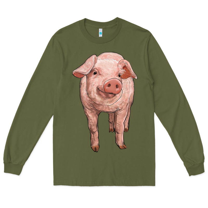 Pig Long Sleeve Tee by RanaPortraitStore | Teevron