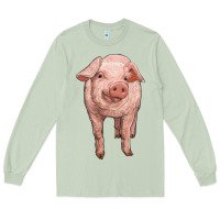 Matcha pig Long Sleeve Tee - RanaPortraitStore