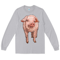 Moon Dust pig Long Sleeve Tee - RanaPortraitStore
