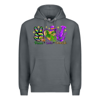 Rock peace love crawfish Premium Hoodie - NancyCooperArtShop