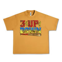 Peanut Butter 3 up 3 down softball Urban Heavy Tee - texasbilliewilder
