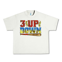 Pistachio 3 up 3 down softball Urban Heavy Tee - texasbilliewilder