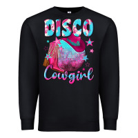 Black disco cowgirl Premium Sweatshirt - NancyCooperArtShop