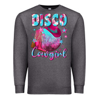 Charcoal Heather disco cowgirl Premium Sweatshirt - NancyCooperArtShop