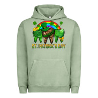 Pigment Oil Green St. Patricks Dental Urban Hoodie - BundleAndBundleShop