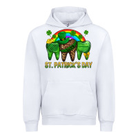 White St. Patricks Dental Urban Hoodie - BundleAndBundleShop