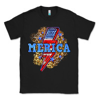 Black Merica lightning bolt Classic Tee - Neo Western