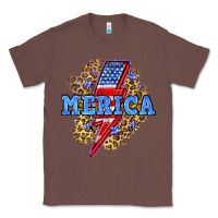 Chestnut Merica lightning bolt Classic Tee - Neo Western