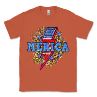Copper Merica lightning bolt Classic Tee - Neo Western