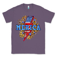 Lavender Merica lightning bolt Classic Tee - Neo Western