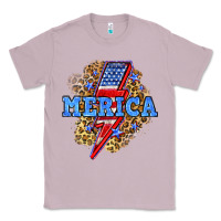 Lilac Merica lightning bolt Classic Tee - Neo Western