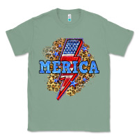 Sage Merica lightning bolt Classic Tee - Neo Western