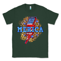 Sports Green Merica lightning bolt Classic Tee - Neo Western