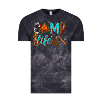 Cloud Black camp life Vintage Tee - texasbilliewilder